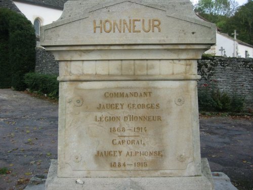 Monument aux morts de Trouhaut