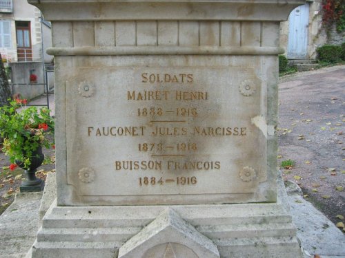 Monument aux morts de Trouhaut